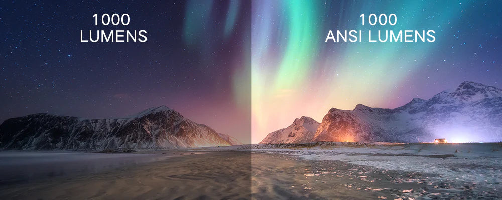 How Lumens and ANSI Lumens can give you brightest portable projector – PIQO - The Smartest Portable Projector